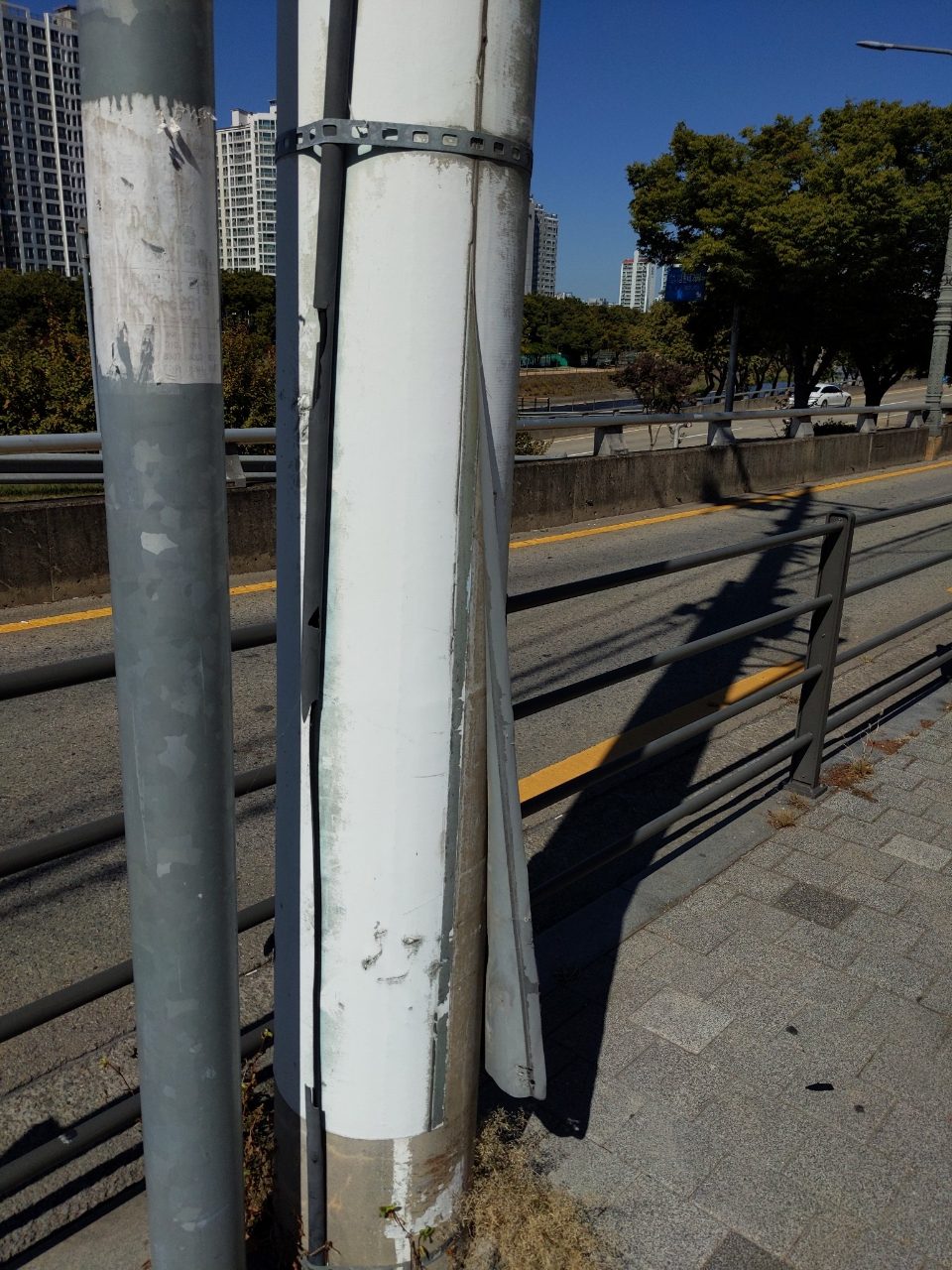가로등 변형