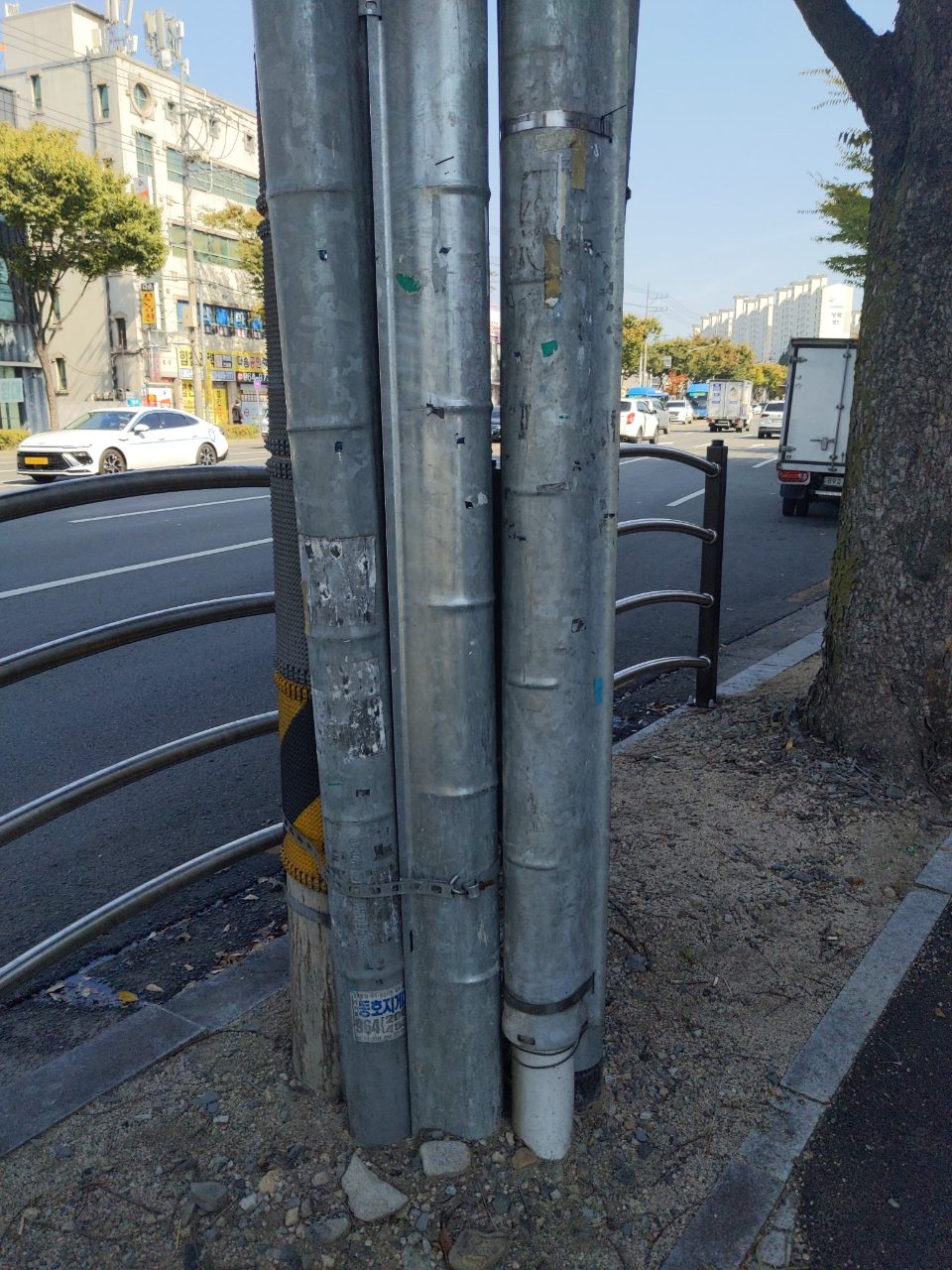 가로등 변형