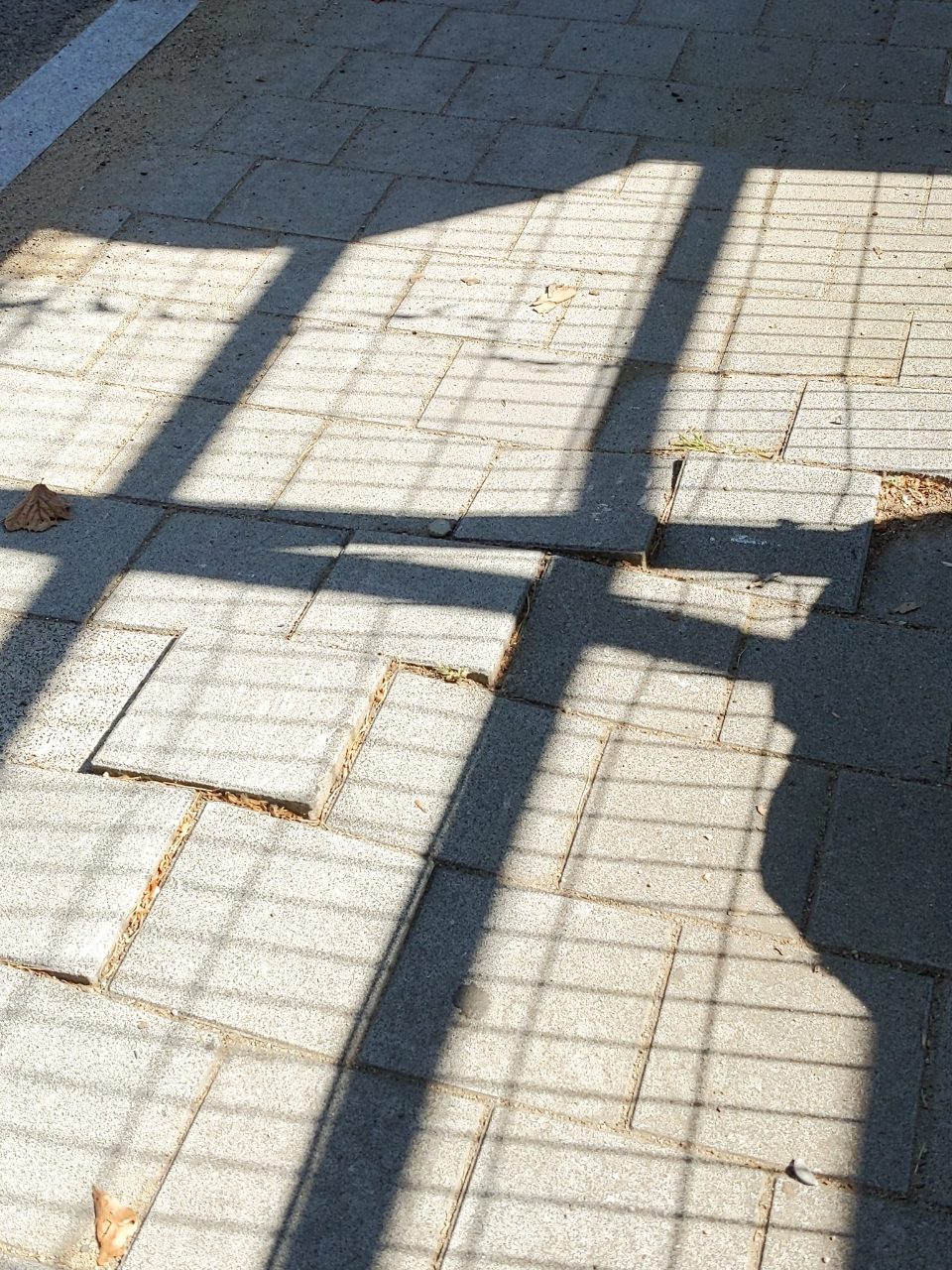 보도블록 균열