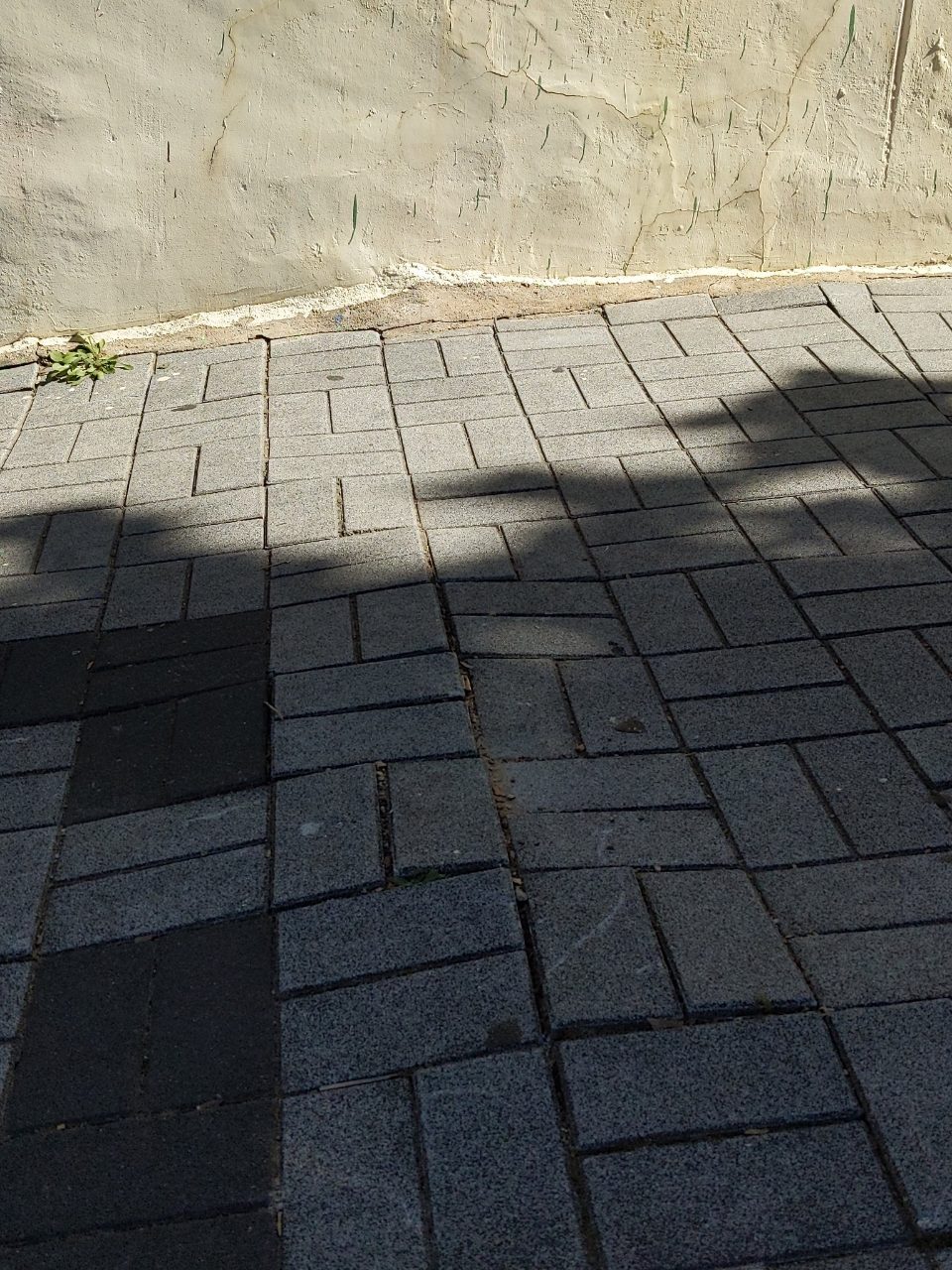 보도블록 구조물 파손