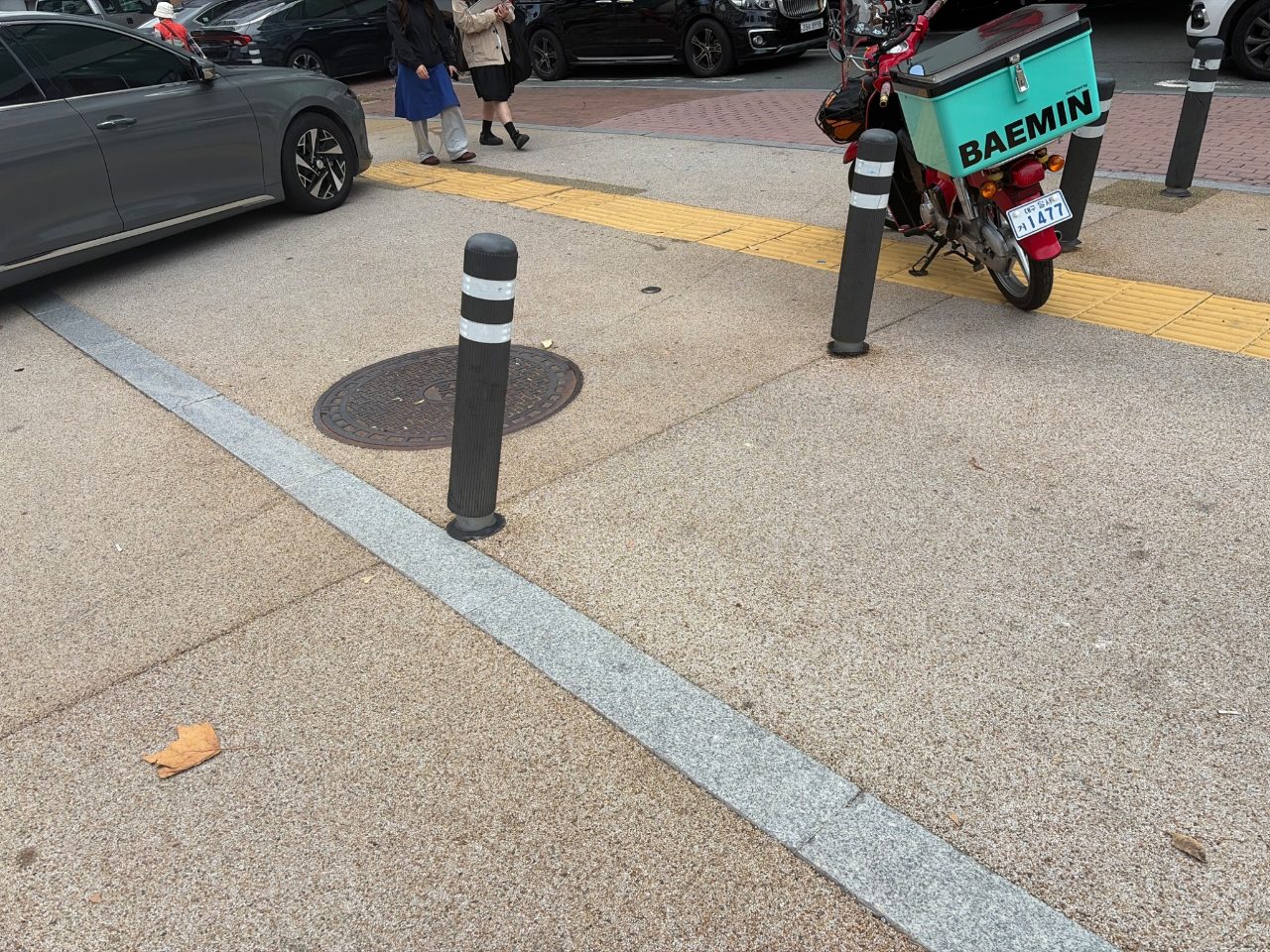 볼라드 구조물 파손