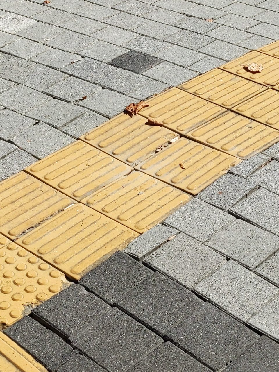 보도블록 균열