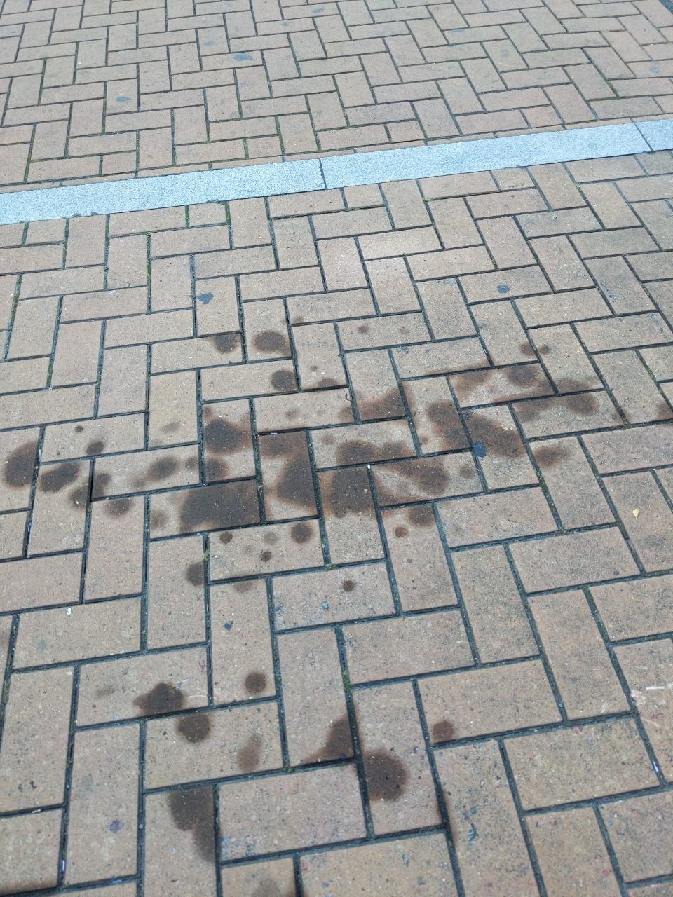보도블록 변형