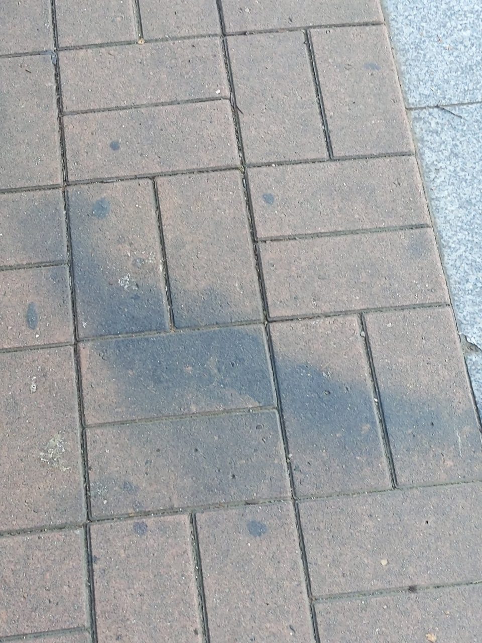 보도블록 변형