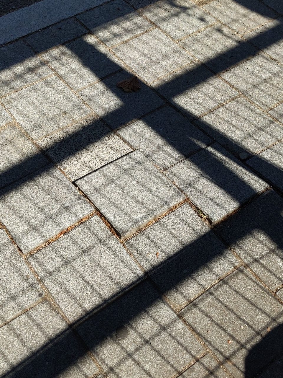 보도블록 균열