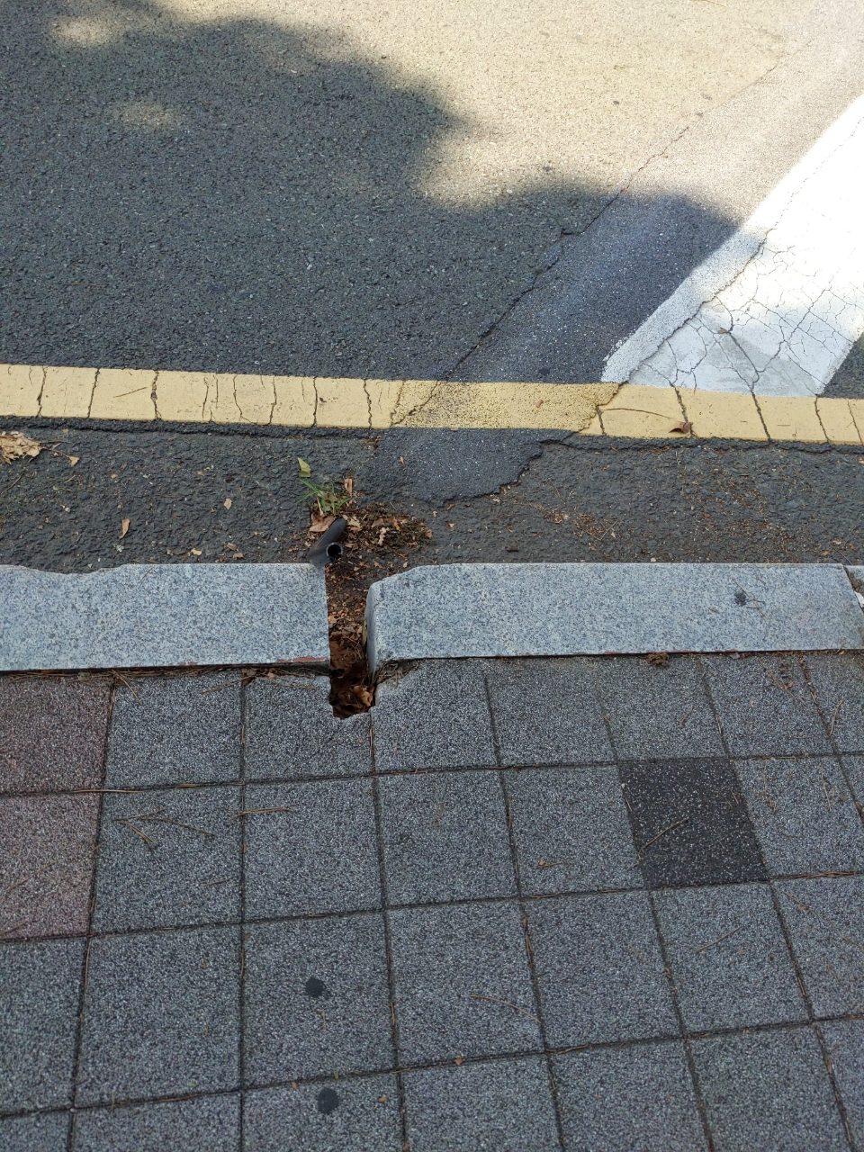 도로 구조물 파손