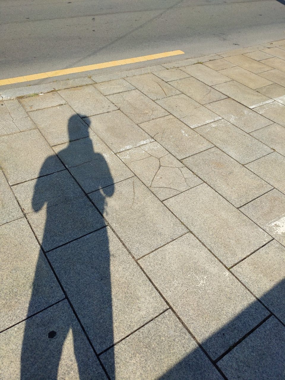 보도블록 균열